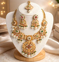 Premium Antique Jewellery foli kundan necklace set