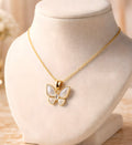 Butterfly pendant necklace