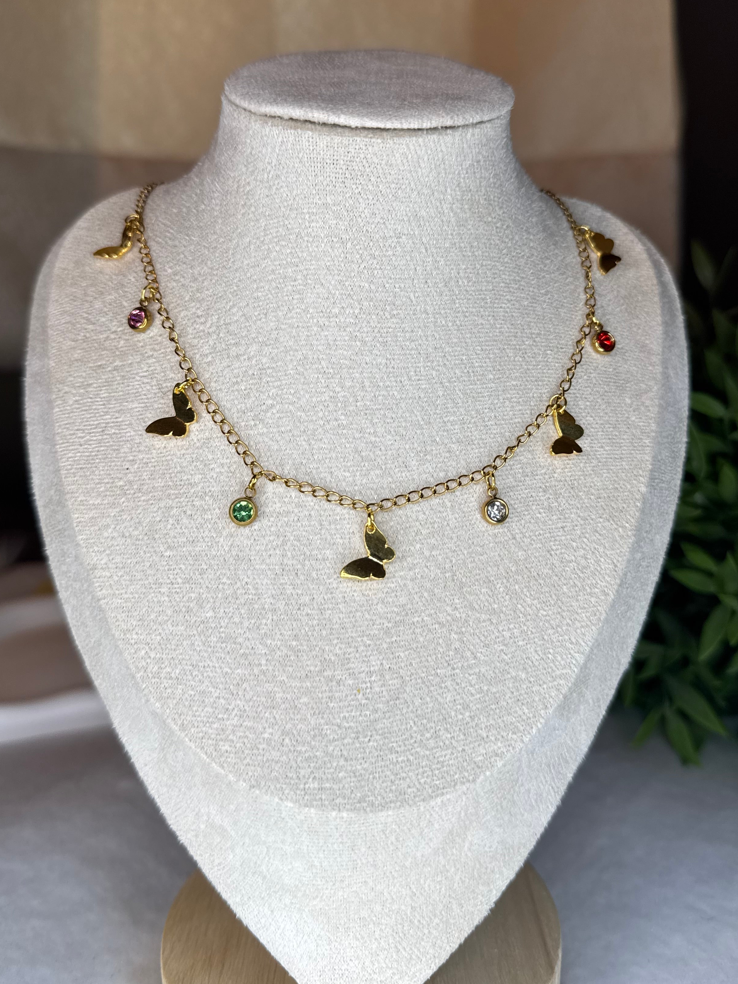 Handmade beautiful charms necklace