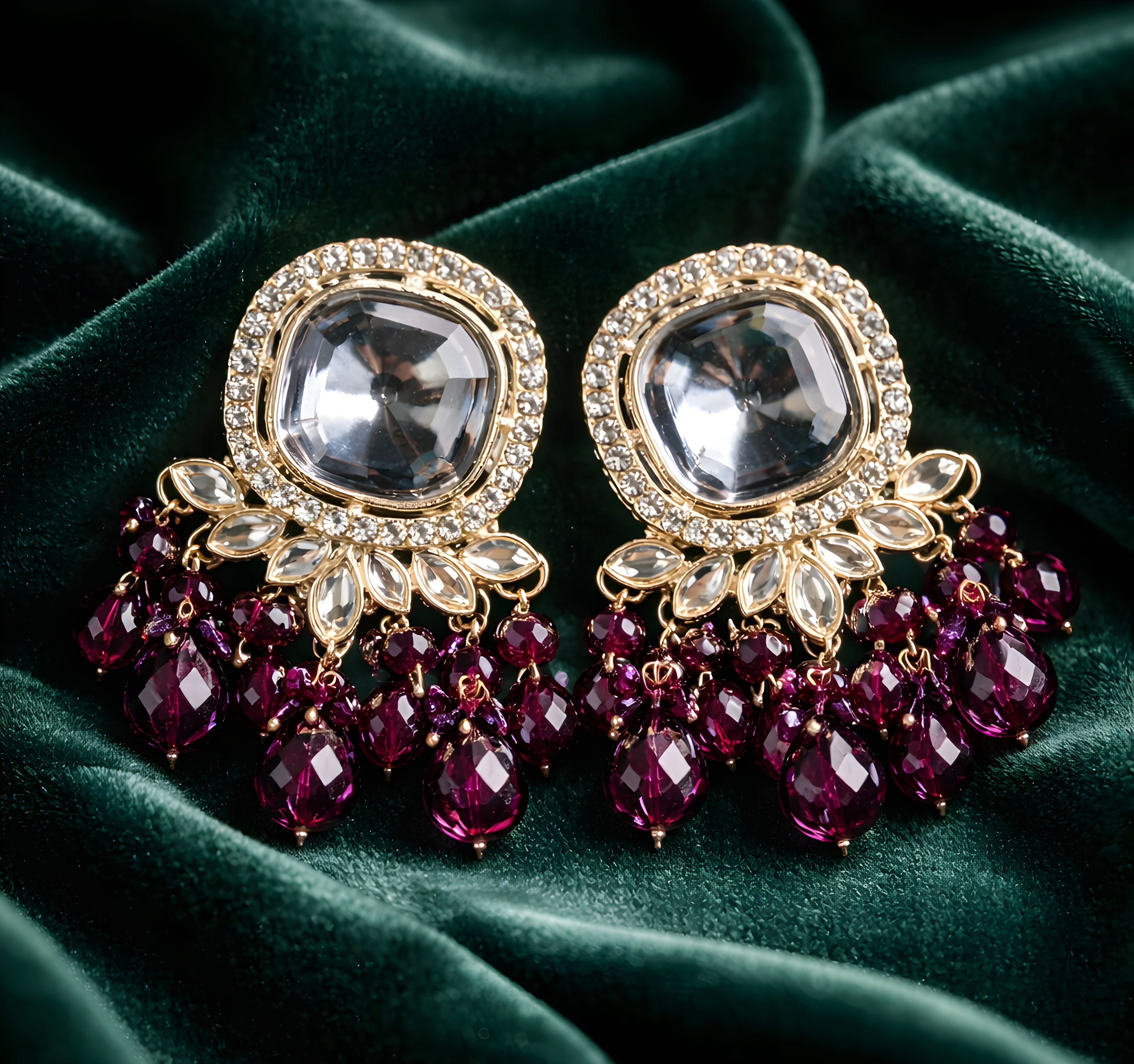 Kundan earrings