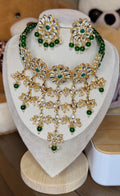 Handmade Beautiful kundan necklace set❤️