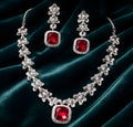 Ruby Red American Diamond or Cubic Zirconia