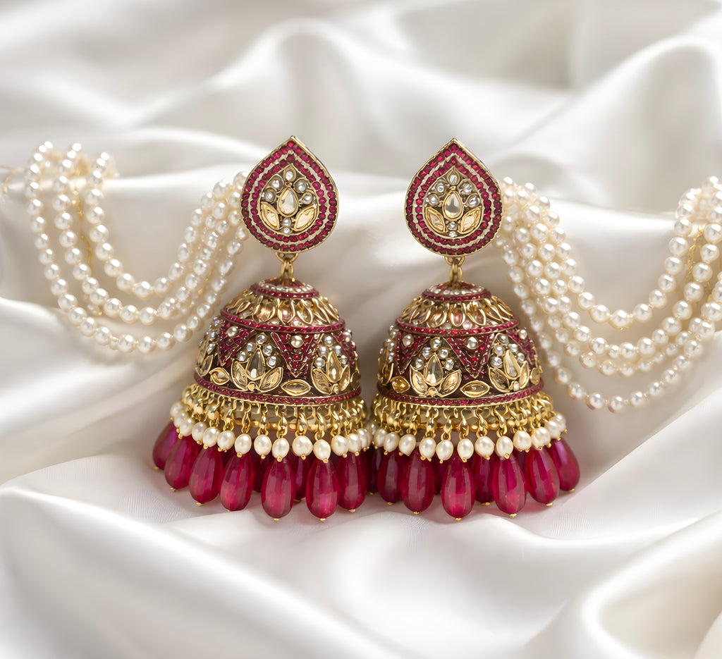Kundan Pakistani jhumka