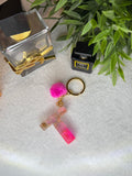 Handmade Diy Resin Letter“T” keychain