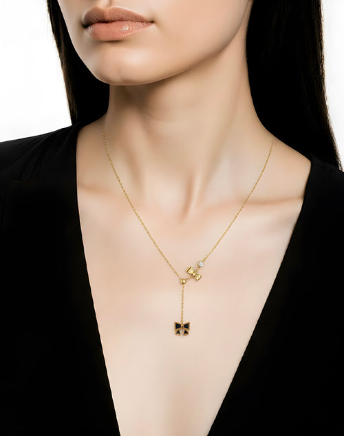 Bowknot pendant necklace