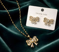 Bow-knot pendant set