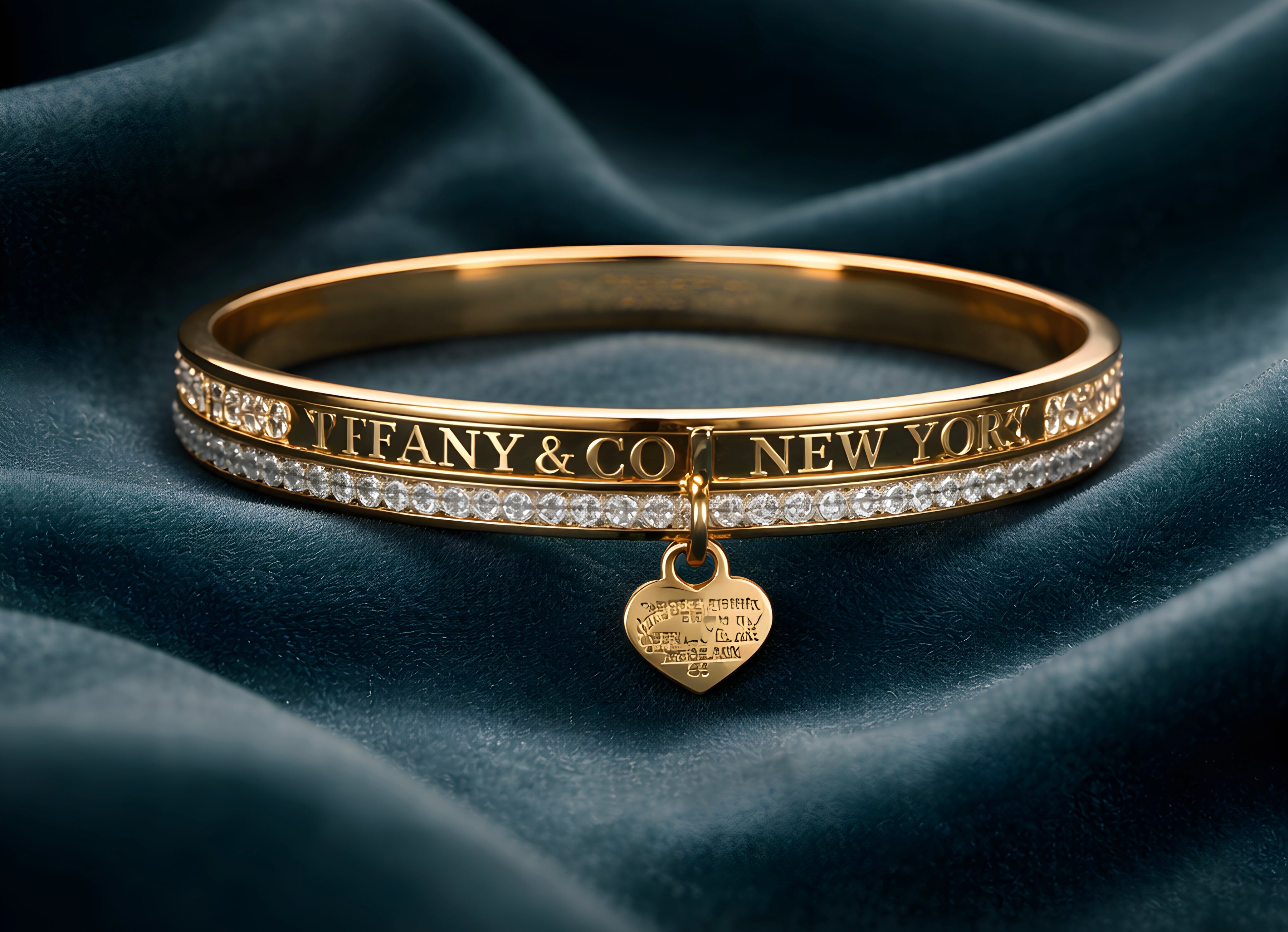 Luxurious looking elegant bracelet 304 stainless steel 18k gold plated