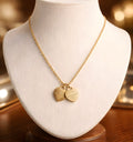 Tiffany & Co. Return to Double Heart Plate Pendant Necklace