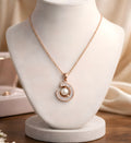 Double Halo Pearl pendant