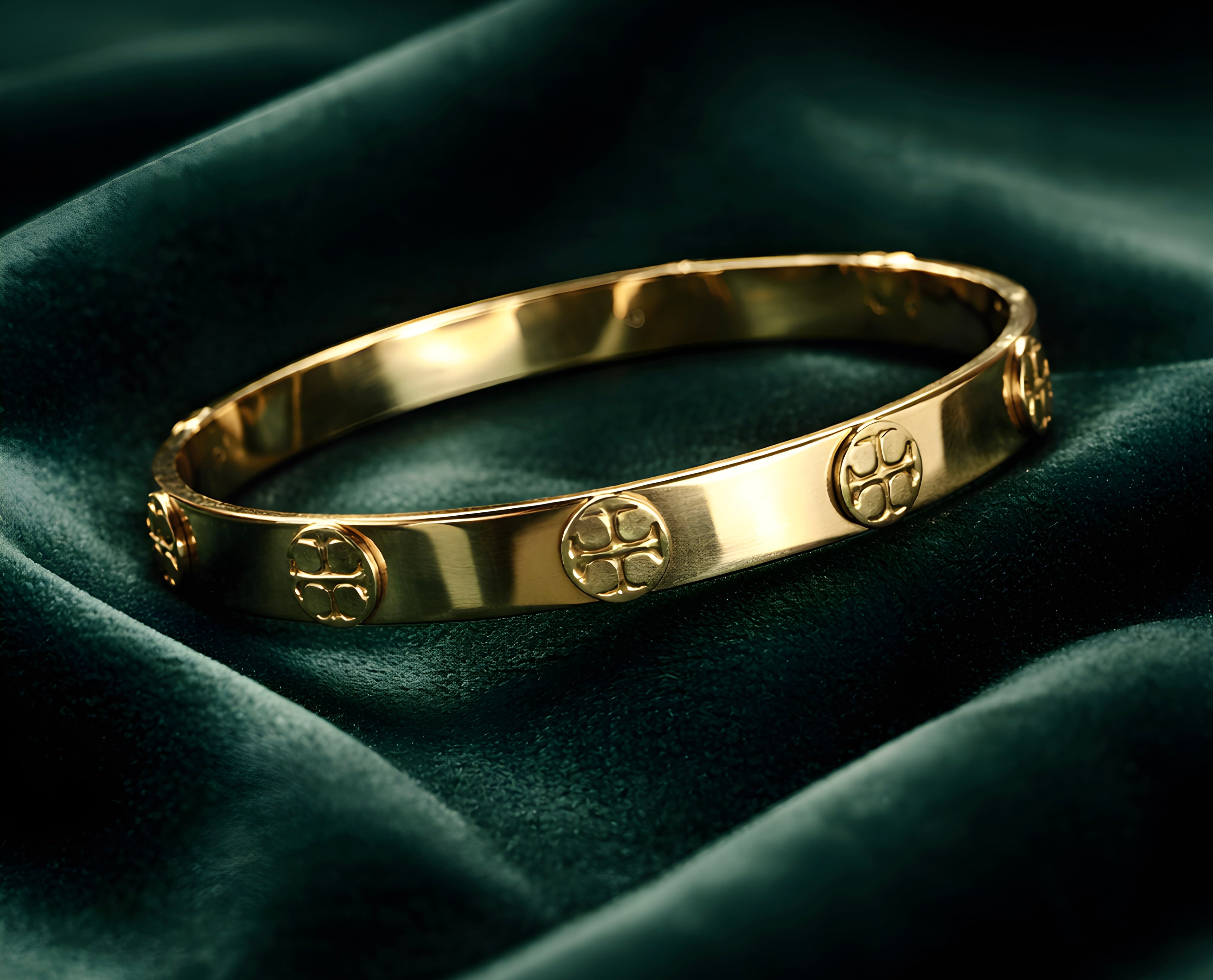 Geometric bracelet 304 stainless steel 18k gold plated