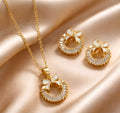 Bow-knot pendant set