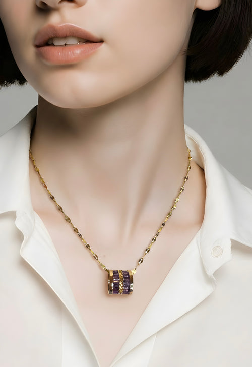 Barrel-shaped pendant