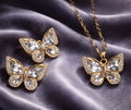 Butterfly pendant set