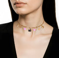Gold plated charm handmade customized necklace