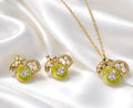 Lemon pendant set