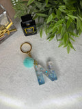 Handmade DIY resin letter“N”keychain