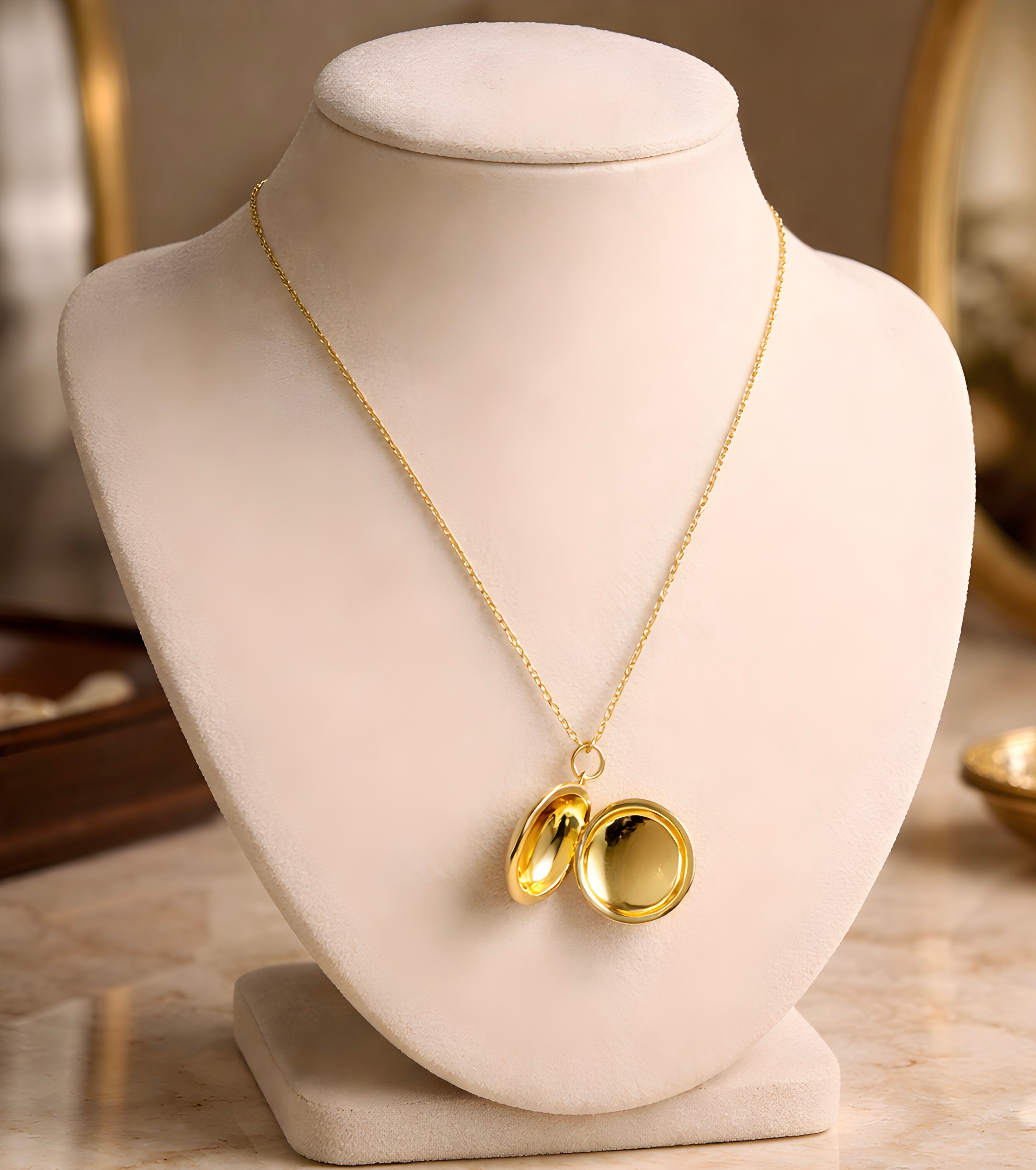 Enamelled Mini Diamond Buttons pendant Necklace
