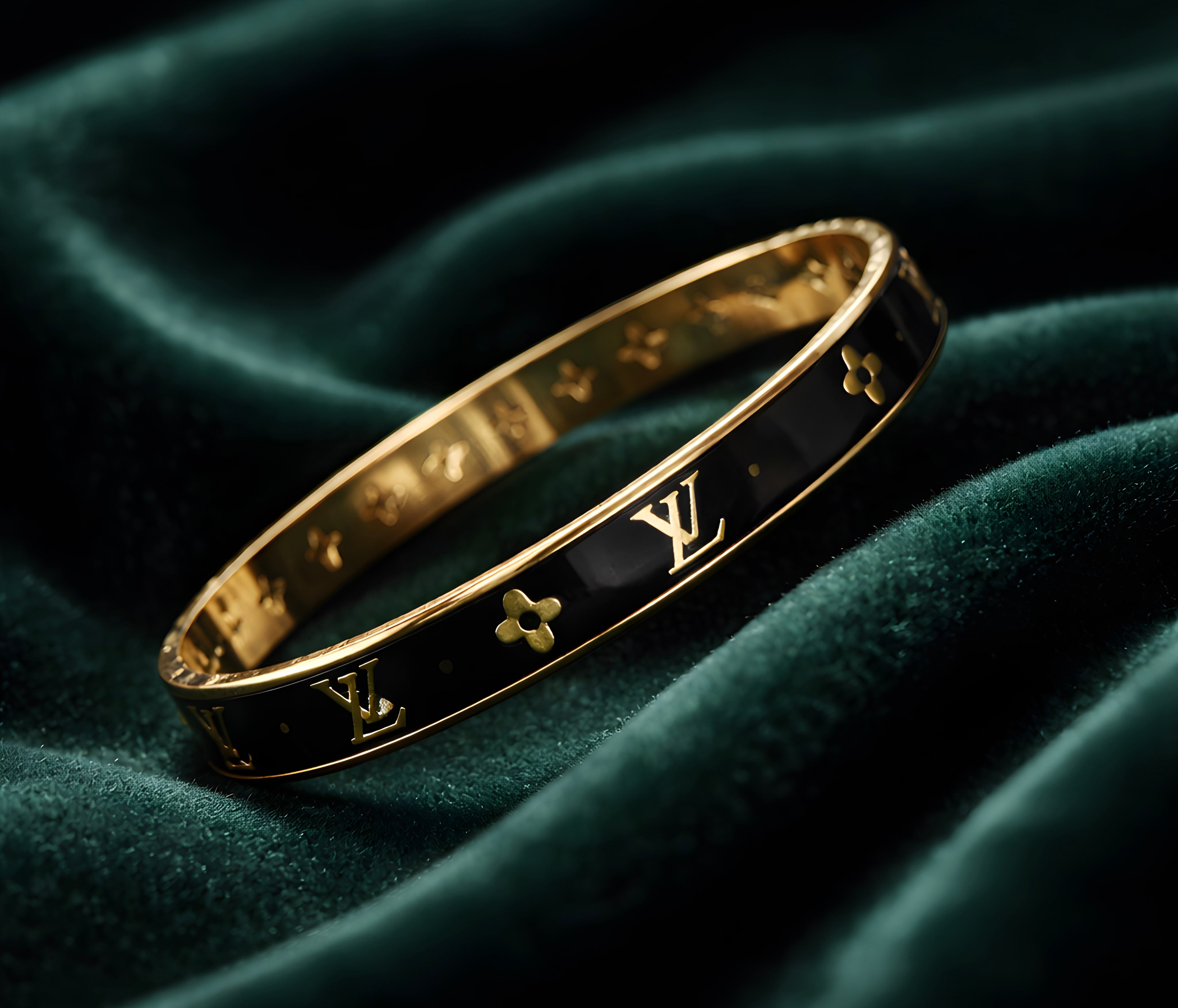 Luxurious Lv bracelet 304 stainless steel 18k gold plated
