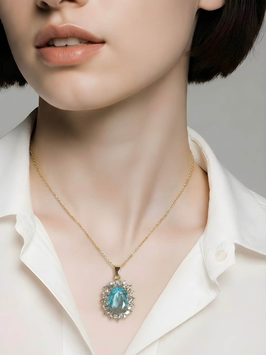 Princess Diana-inspired pendant necklace